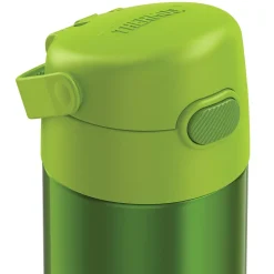 Thermos FUNtainer Stainless Steel Vacuum Insulated Water Bottle, 12 oz., Lime (THRF4100LM6)