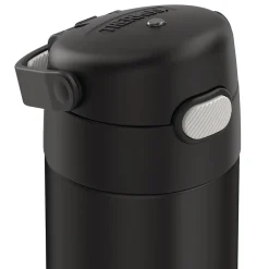 Thermos FUNtainer Stainless Steel Vacuum Insulated Water Bottle, 16 oz., Black Matte (THRF41101BK6)