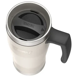 Icon Stainless Steel Vacuum Insulated Travel Mug, 16 oz., Sandstone, (THRIS1002SN4)<Thermos Outlet