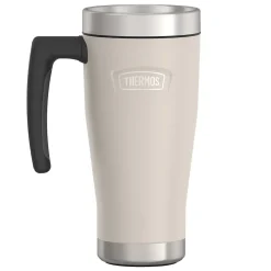 Icon Stainless Steel Vacuum Insulated Travel Mug, 16 oz., Sandstone, (THRIS1002SN4)<Thermos Outlet