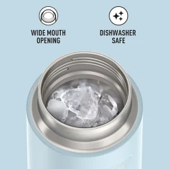 Thermos Icon Stainless Steel Vacuum Insulated Water Bottle with Straw Lid, 32 oz., Glacier (IS2332GC4)