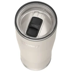 Icon Stainless Steel Vacuum Insulated Tumbler with Slide Lock, 24 oz., Sandstone (IS1122SN4)<Thermos Clearance