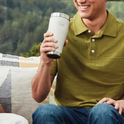 Icon Stainless Steel Vacuum Insulated, 16 oz., Sandstone, (THRIS1012SN4)<Thermos Outlet