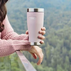 Icon Stainless Steel Vacuum Insulated Tumbler, 16 oz., Sunset Pink (IS1012SP4)<Thermos Outlet