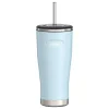 Icon Stainless Steel Vacuum Insulated Tumbler with Straw, 24 oz., Glacier (IS1112GC4)<Thermos New