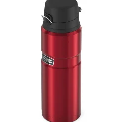 King Stainless Steel Vacuum Insulated Travel Mug, 24 oz., Matte Red (THRSK4000MR4)<Thermos Clearance