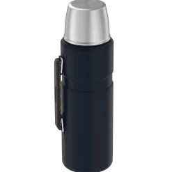 2-Liter Stainless King Vacuum-Insulated Stainless Steel Beverage Bottle, Matte Blue (SK2020MDB4)<Thermos Outlet