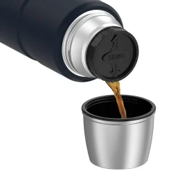 2-Liter Stainless King Vacuum-Insulated Stainless Steel Beverage Bottle, Matte Blue (SK2020MDB4)<Thermos Outlet