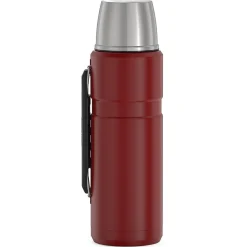 40-Ounce Stainless King Vacuum-Insulated Stainless Steel Beverage Bottle, Matte Red (SK2010MR4)<Thermos Online