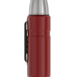 40-Ounce Stainless King Vacuum-Insulated Stainless Steel Beverage Bottle, Matte Red (SK2010MR4)<Thermos Online
