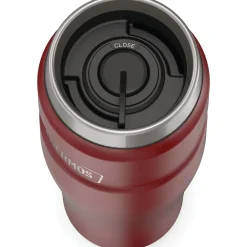 16-Ounce Stainless King Vacuum-Insulated Stainless Steel Travel Tumbler, Rustic Red (SK1005MR4)<Thermos