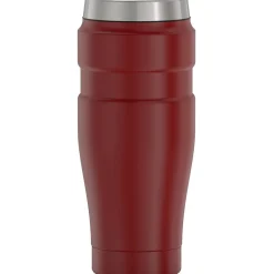 16-Ounce Stainless King Vacuum-Insulated Stainless Steel Travel Tumbler, Rustic Red (SK1005MR4)<Thermos