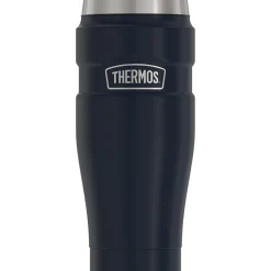 16-Ounce Stainless King Vacuum-Insulated Stainless Steel Travel Tumbler, Midnight Blue (SK1005MDB4)<Thermos Outlet