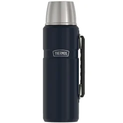 40-Ounce Stainless King Vacuum-Insulated Stainless Steel Beverage Bottle, Midnight Blue (SK2010MDB4)<Thermos Outlet