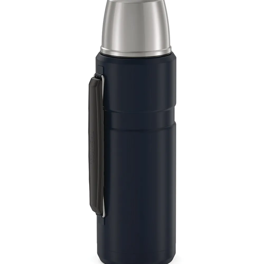 40-Ounce Stainless King Vacuum-Insulated Stainless Steel Beverage Bottle, Midnight Blue (SK2010MDB4)<Thermos Outlet