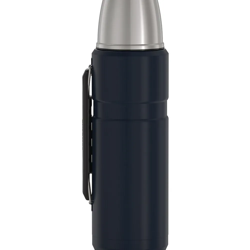 40-Ounce Stainless King Vacuum-Insulated Stainless Steel Beverage Bottle, Midnight Blue (SK2010MDB4)<Thermos Outlet