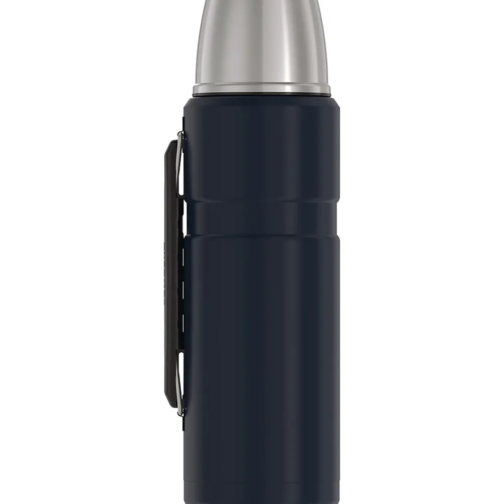 40-Ounce Stainless King Vacuum-Insulated Stainless Steel Beverage Bottle, Midnight Blue (SK2010MDB4)<Thermos Outlet