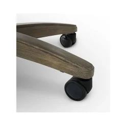 Office Chairs*Thomasville Furniture Brooks Ergonomic Bonded Leather Swivel Executive Chair, Taupe (51493-TP)