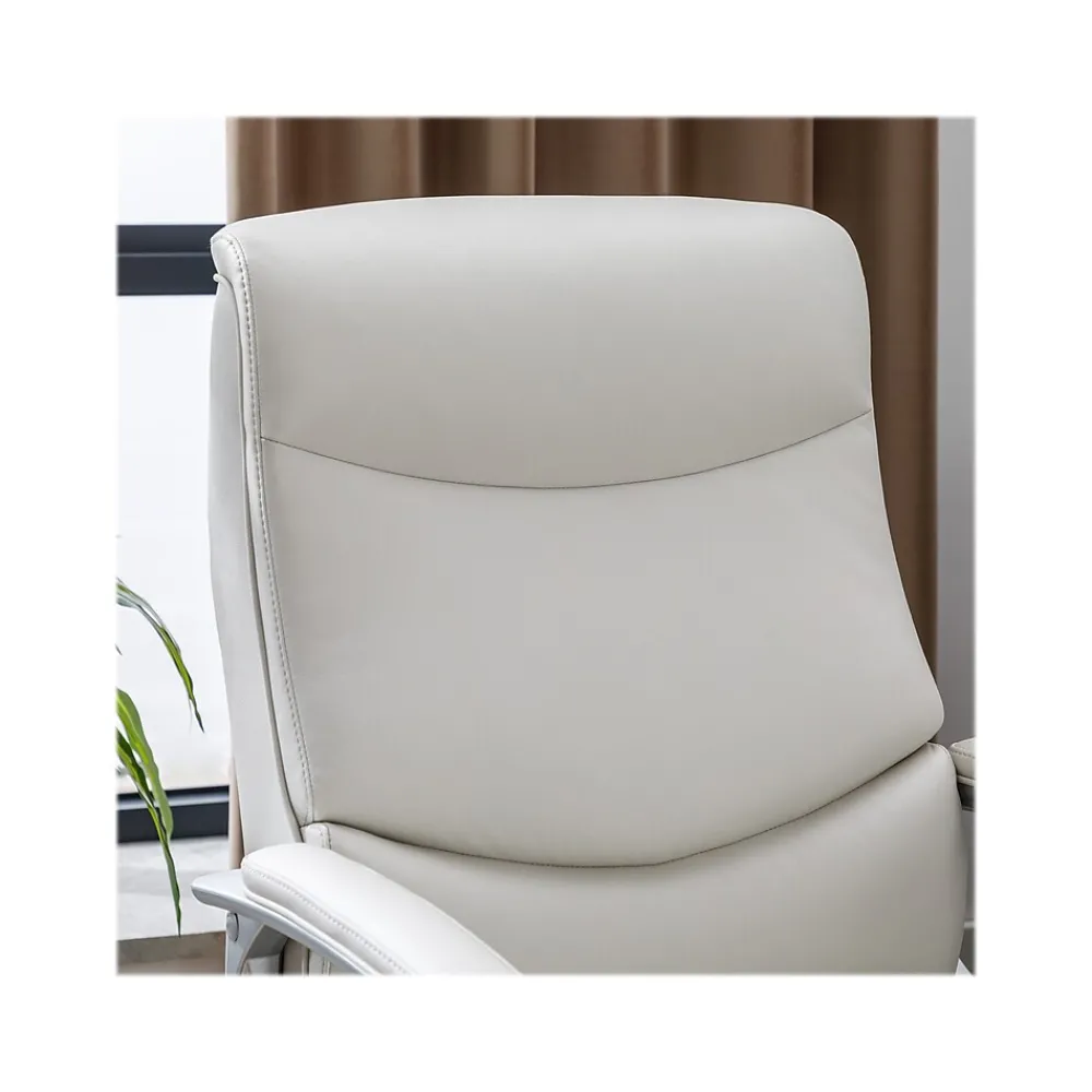 Ergonomic Chairs*Thomasville Furniture Josephine Ergonomic Bonded Leather Swivel Manager Chair, Beige (60071-CRM) Cream