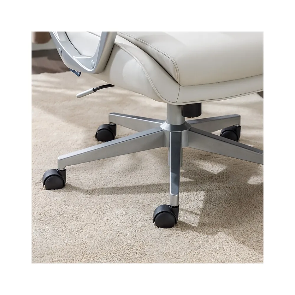 Ergonomic Chairs*Thomasville Furniture Josephine Ergonomic Bonded Leather Swivel Manager Chair, Beige (60071-CRM) Cream