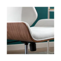 Office Chairs*Thomasville Furniture Sansovino Fabric Task Chair, White/Brown (60067)