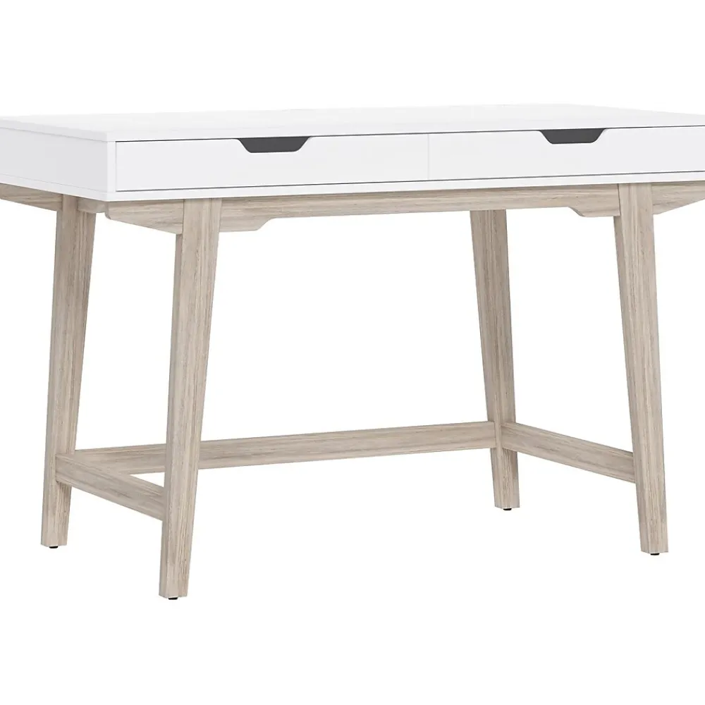 Office Desks*Thomasville Furniture Whitney 48"W Writing Desk, Snowy White (SPLS-WH48D-TV)