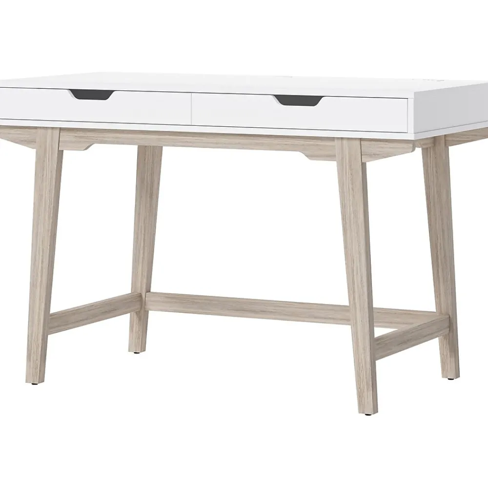 Office Desks*Thomasville Furniture Whitney 48"W Writing Desk, Snowy White (SPLS-WH48D-TV)