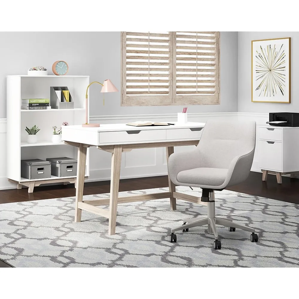 Office Desks*Thomasville Furniture Whitney 48"W Writing Desk, Snowy White (SPLS-WH48D-TV)