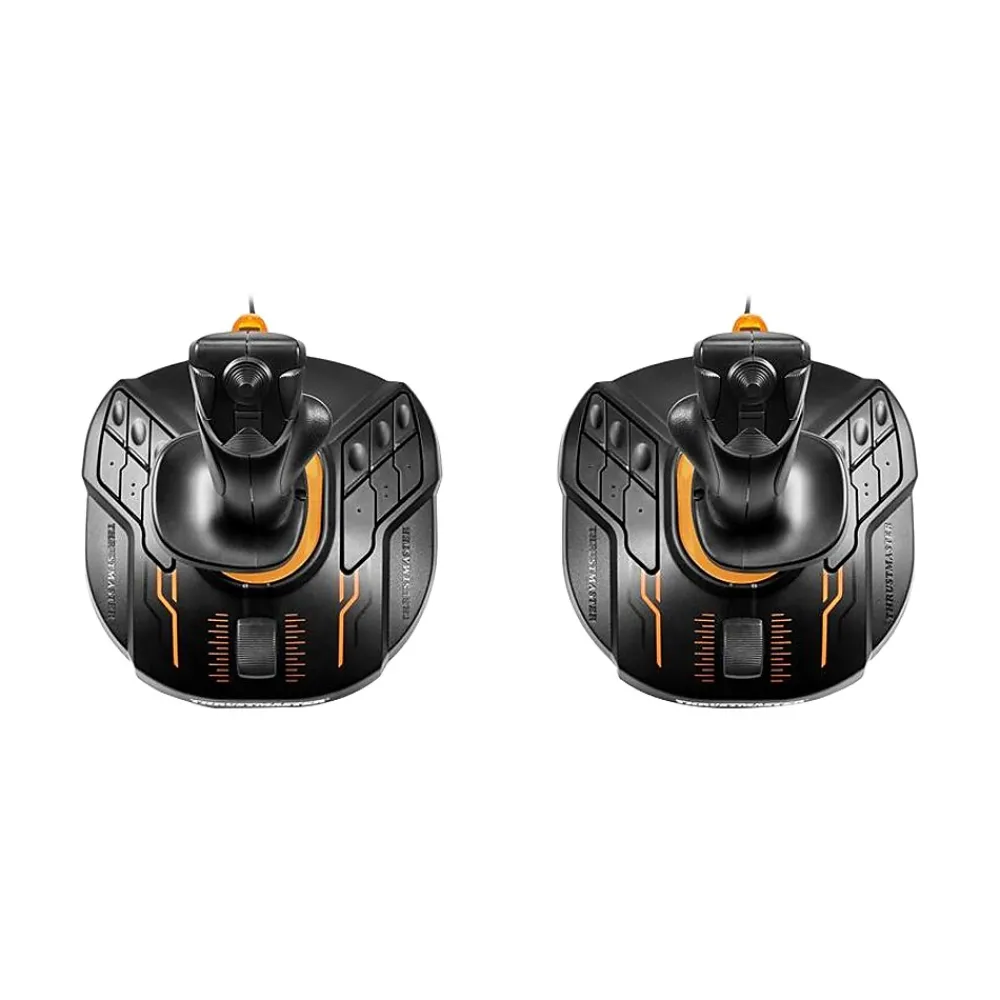 Thrustmaster T.16000M FCS Space Sim Duo 2960815 Joysticks for PC, Black/Yellow