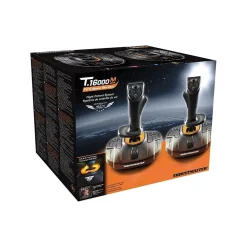 Thrustmaster T.16000M FCS Space Sim Duo 2960815 Joysticks for PC, Black/Yellow