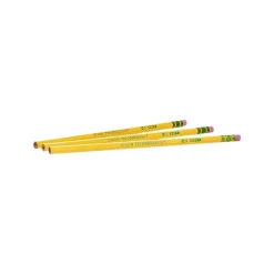 Pencils|Ticonderoga Dixon Wooden Pencil, #2 Soft Lead, Dozen (13824)