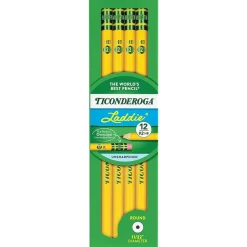 Pencils|Ticonderoga Laddie Wooden Pencil, #2 Soft Lead, Dozen (X13304X)