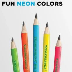 Pencils|Ticonderoga My First Tri-Write Wood-Cased Pencils, Neon Assorted, 12/Pack, 2 Packs/Bundle (DIX13012-2)