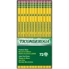 Pencils|Ticonderoga The World's Best Pencil Wooden Pencil, 2.2mm, #2 Soft Lead, 72/Pack (33904)