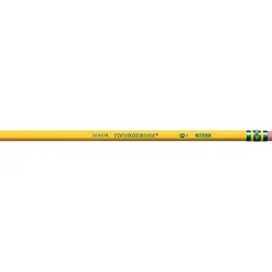 Pencils|Ticonderoga Wooden Pencil, #3 Hard Lead, 6/Pack (13883)