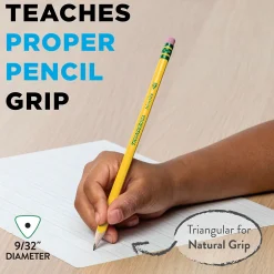 Pencils|Ticonderoga Wooden Pencil, 0.7mm, #2 Soft Lead, 8/Pack (13852)