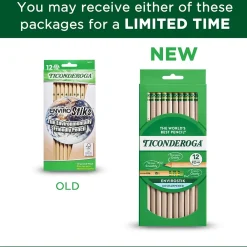 Pencils|Ticonderoga Wooden Pencil, #2 Soft Lead, Dozen (X96212X)