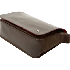 Sheridan Nylon Contemporary Messenger Bag, Dark Brown (TK-4576Z-WN DBR)<Token Clearance