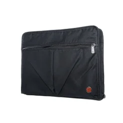 Woodlawn Canvas Portfolio Case with Zipper Closure, Black (TK-155-WX BLK)<Token Hot