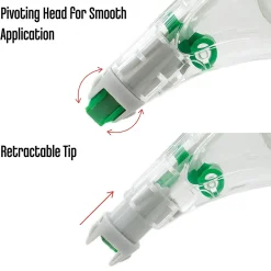 Correction & White-Out|Tombow MONO Hybrid Style Correction Tape, White, 10/Pack (68721)