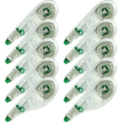 Correction & White-Out|Tombow MONO Hybrid Style Correction Tape, White, 10/Pack (68721)