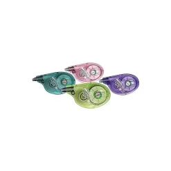 Correction & White-Out|Tombow MONO Retro Correction Tape, White, 4/Pack (68679)