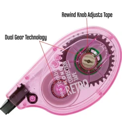 Correction & White-Out|Tombow MONO Retro Correction Tape, White, 6/Pack (68670)