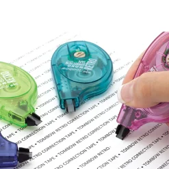 Correction & White-Out|Tombow MONO Retro Correction Tape, White, 6/Pack (68670)