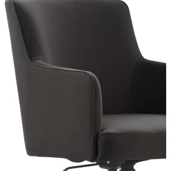 Office Chairs*Tommy Hilfiger Belmont Ergonomic Twill Swivel Executive Chair, Gray (CHR10061B)