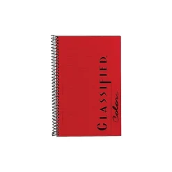 Subject Notebooks|TOPS Classified Colors 1-Subject Notebooks, 5.5" x 8.5", Narrow Ruled, 100 Sheets, Red (73505)
