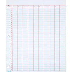 Notepads|TOPS Data Notepad, 8-1/2" x 11", White, 50 Sheets/Pad (3619)