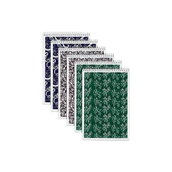 Notepads|TOPS Designer Steno Pads, 6" x 9", Gregg, Assorted Color Covers, 80 Sheets/Pad, 6 Pads/Pack (TOP 80229)