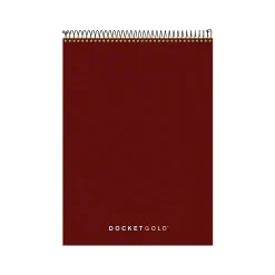 Notepads|TOPS Docket Gold Notepad, 8 1/2" x 11 3/4", Project Ruled, Canary, 70 Sheets/Pad (99703)