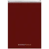 Notepads|TOPS Docket Gold Notepad, 8.5" x 11.75", Project Ruled, Maroon, 70 Sheets/Pad (63753)